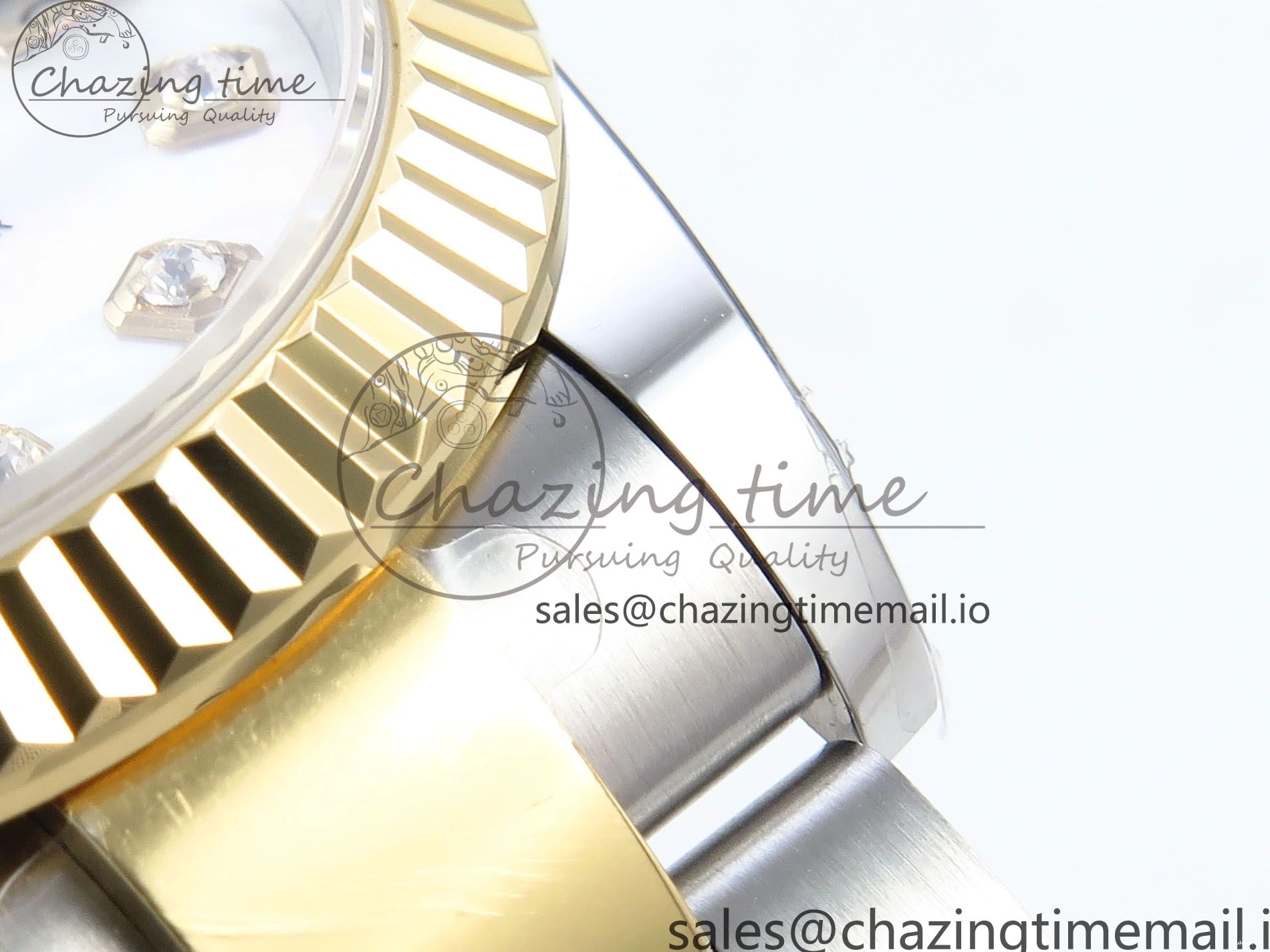 White ARF SS 904L MOP YG Best DateJust 1:1 Oyster ETA Steel 278273 Edition Bracelet 31 2688 on Dial 0110